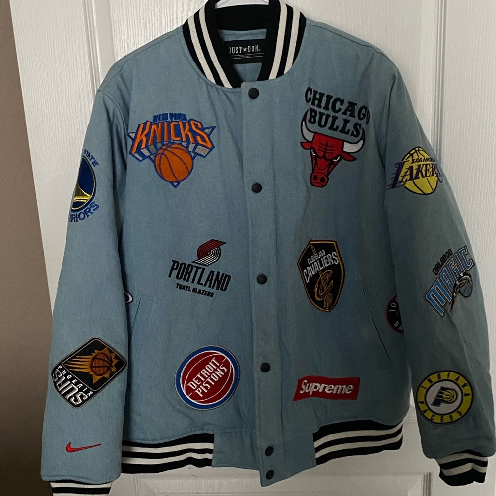 Unique NBA, Nike, and Supreme Style Bomber by Just Don